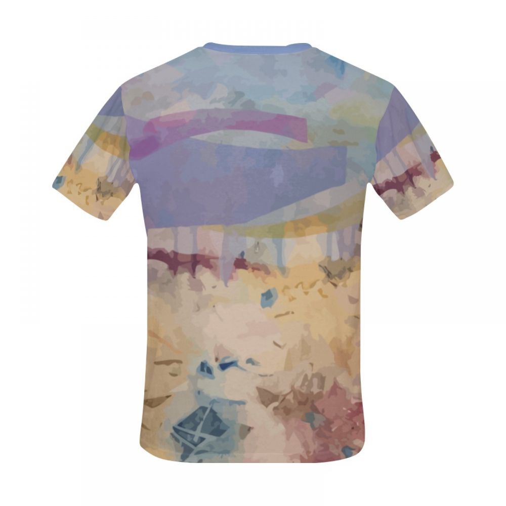 Camiseta Corta Excursión De Un Día Al Arte Abstracto Hombre