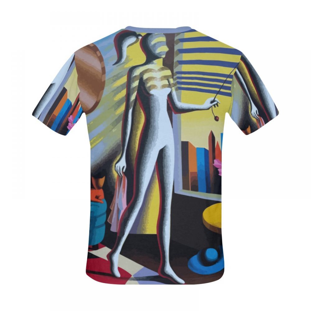 Camiseta Corta Arte Pop Nuevo Día Hombre