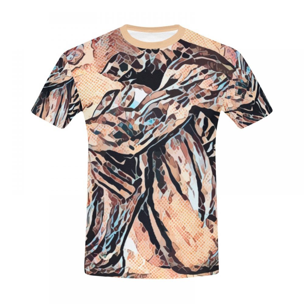 Camiseta Corta Arte Digital Solitario Hombre