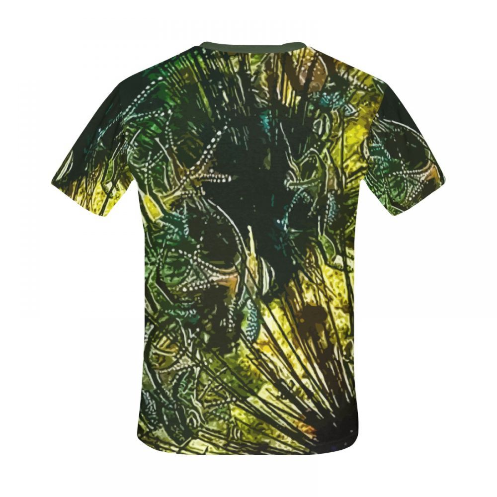 Camiseta Corta Arte Digital Mundo Submarino Hombre