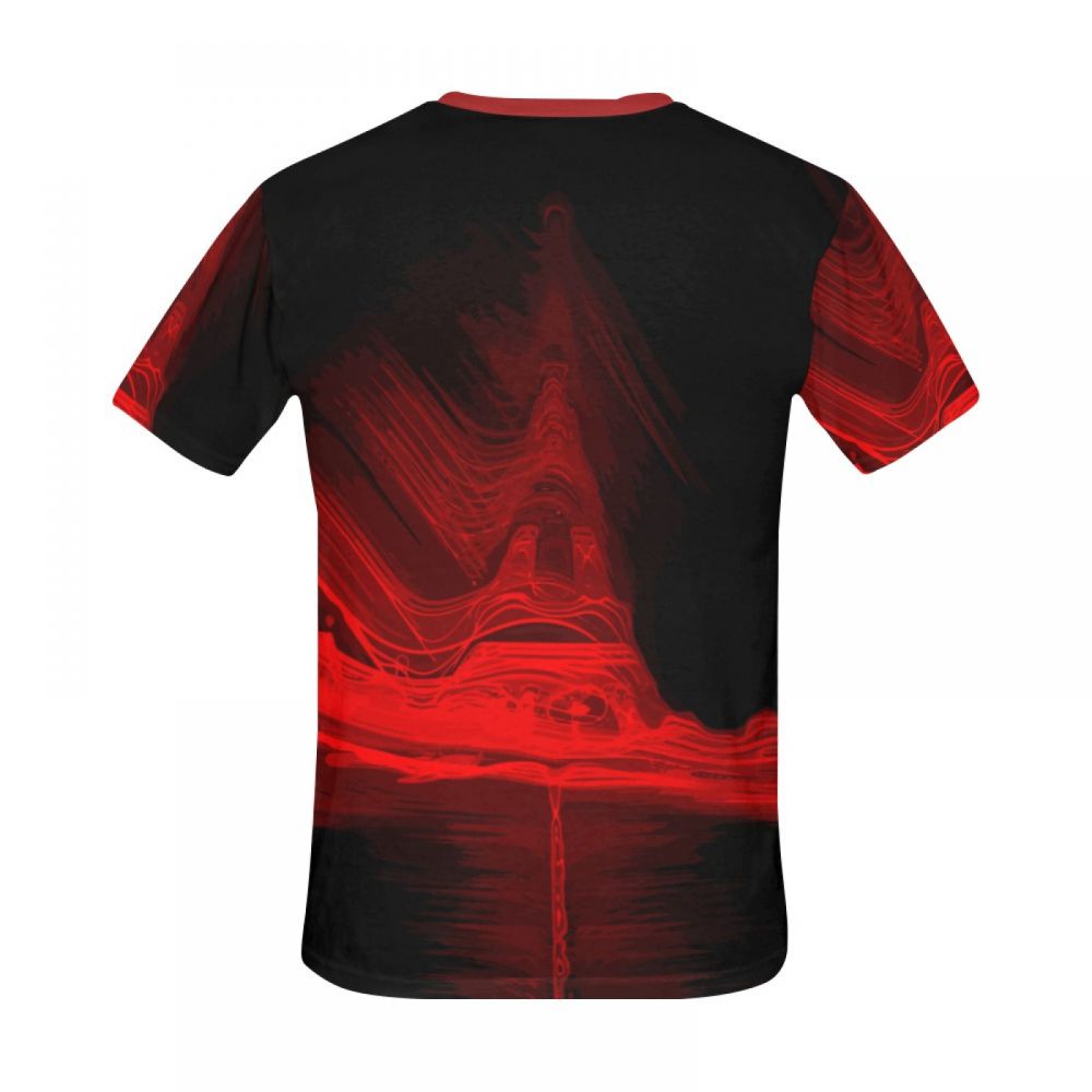 Camiseta Corta Arte Digital Torre Eiffel Hombre