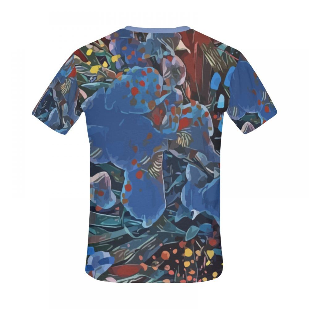 Camiseta Corta Sueños Vívidos De Arte Abstracto Hombre