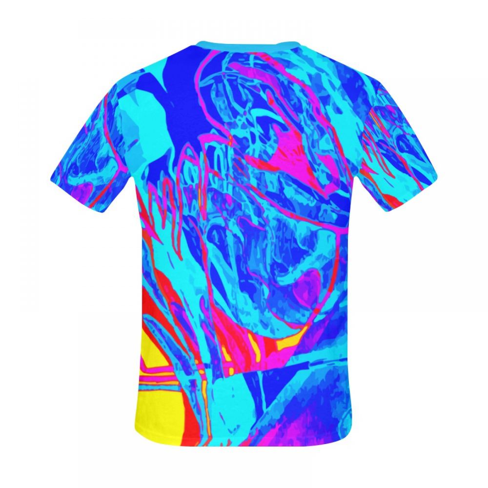 Camiseta Corta El Arte Abstracto Sufre Hombre