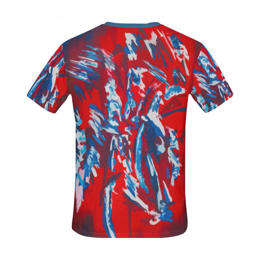 Camiseta Corta Paseo Del Alma Del Arte Abstracto Hombre