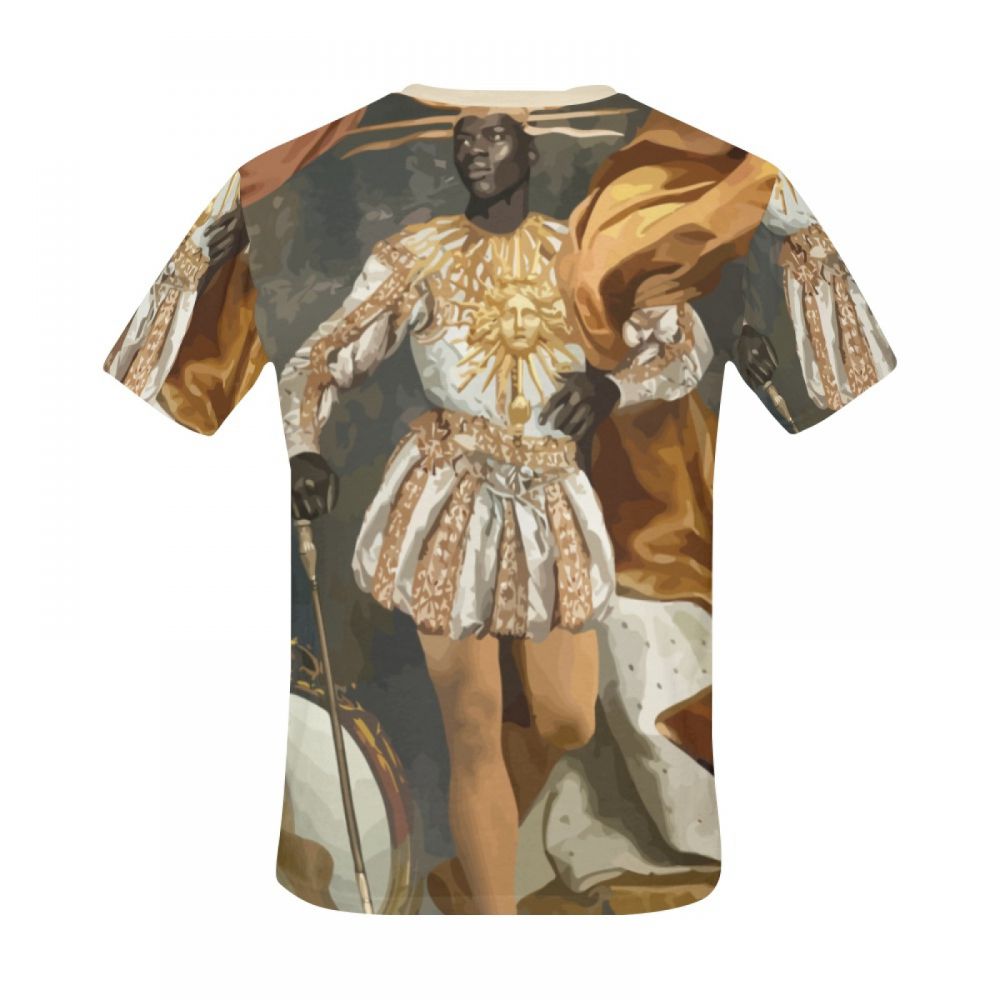 Camiseta Corta Rey Del Baile Del Arte Conceptual Hombre