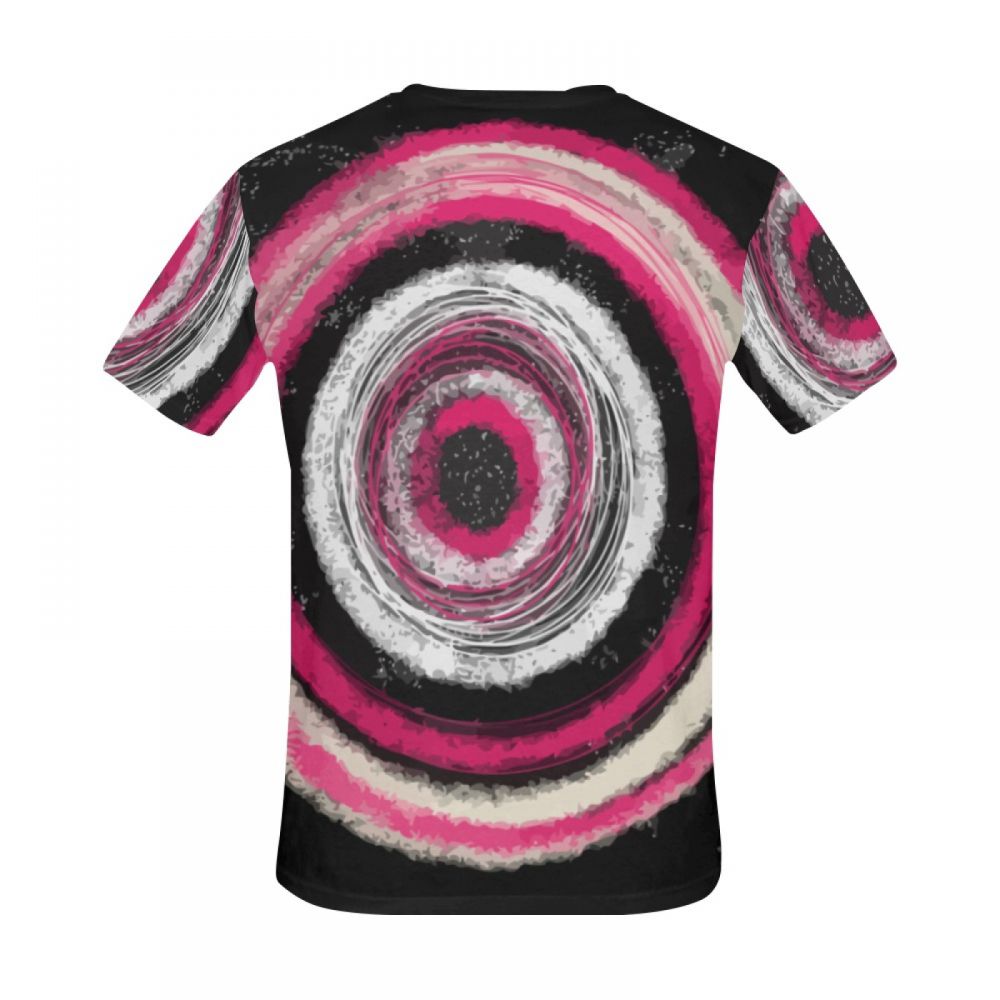 Camiseta Corta Arte Conceptual Geometría Vía Láctea Hombre