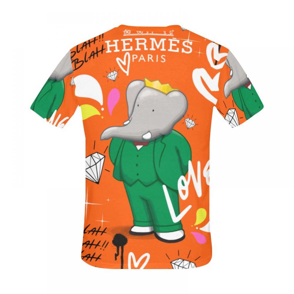 Camiseta Corta Arte Callejero Sr. Elefante Hombre