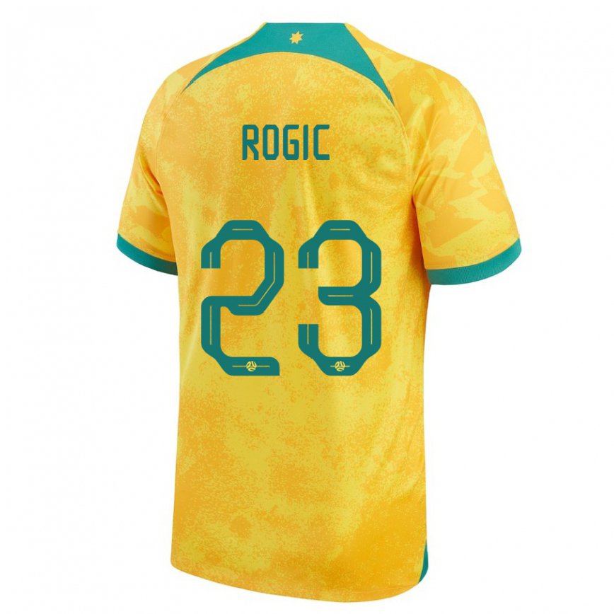 Niño Camiseta Australia Tom Rogic #23 Dorado 1ª Equipación 22-24