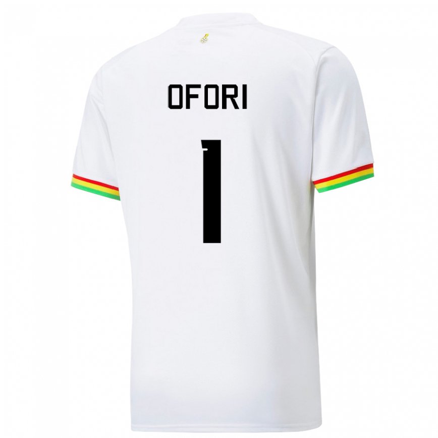 Niño Camiseta Ghana Richard Ofori #1 Blanco 1ª Equipación 22-24
