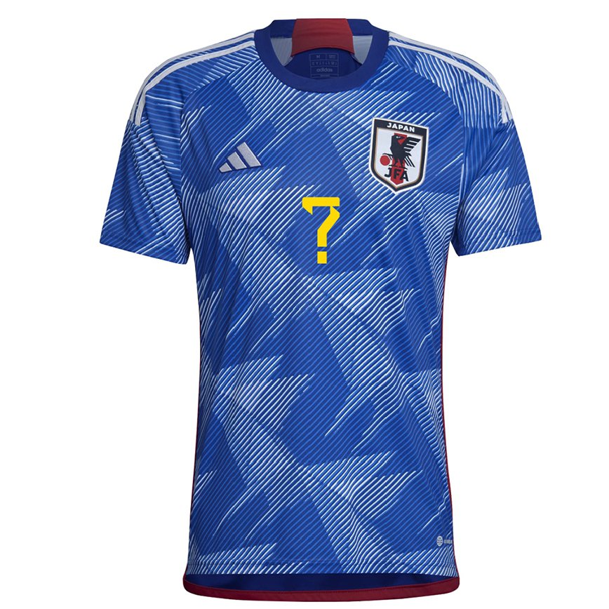 Niño Camiseta Japón Su Nombre #0 Azul Real 1ª Equipación 22-24