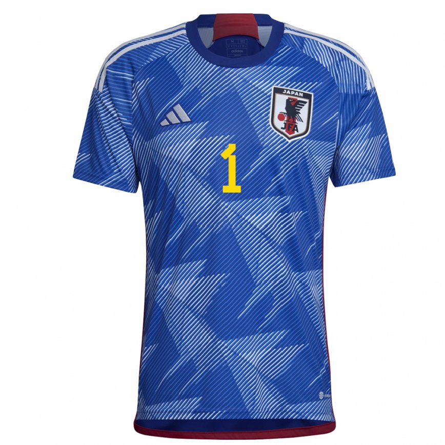 Niño Camiseta Japón Eiji Kawashima #1 Azul Real 1ª Equipación 22-24