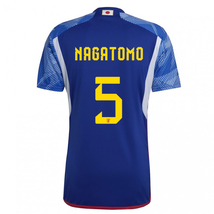 Niño Camiseta Japón Yuto Nagatomo #5 Azul Real 1ª Equipación 22-24