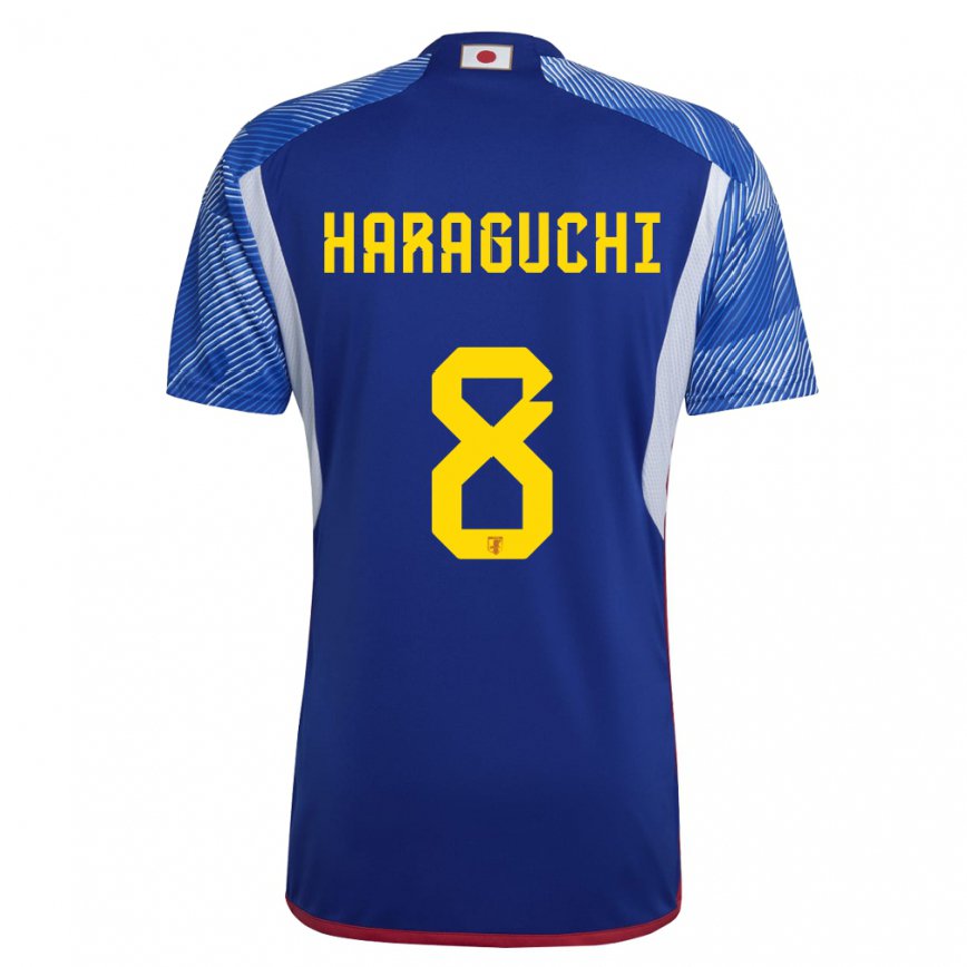 Niño Camiseta Japón Genki Haraguchi #8 Azul Real 1ª Equipación 22-24