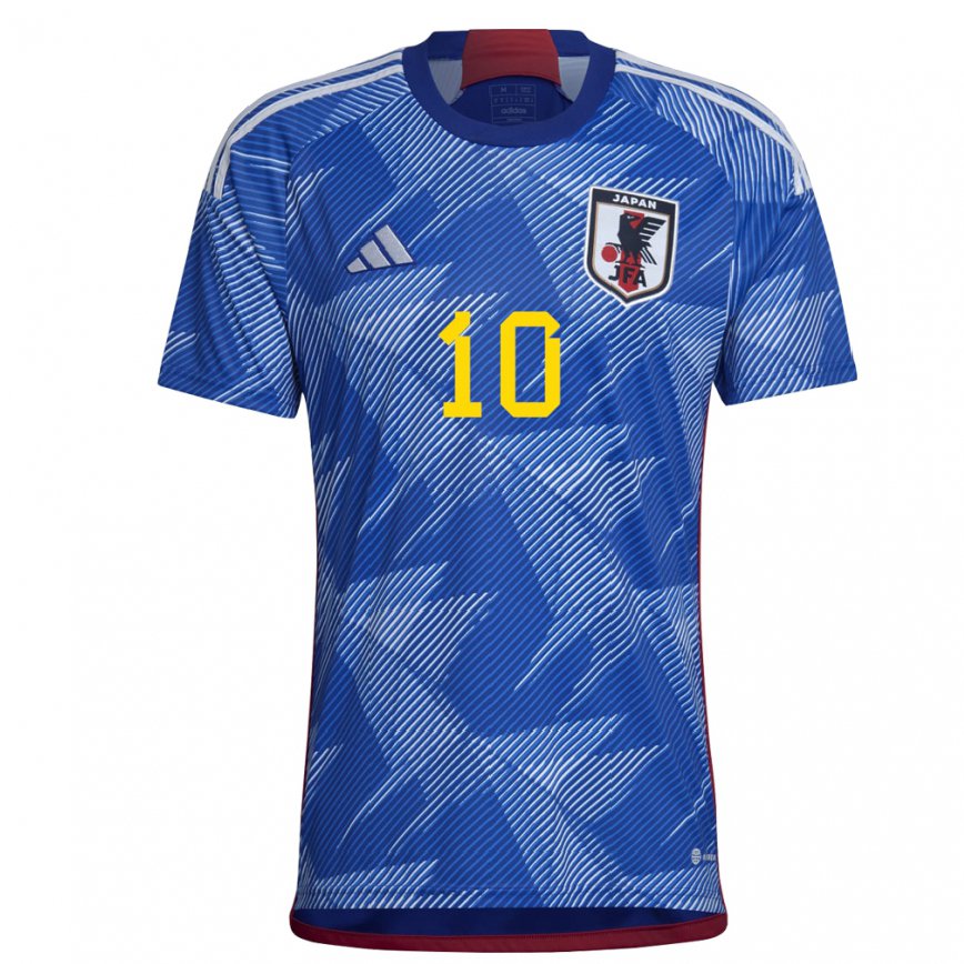 Niño Camiseta Japón Takumi Minamino #10 Azul Real 1ª Equipación 22-24