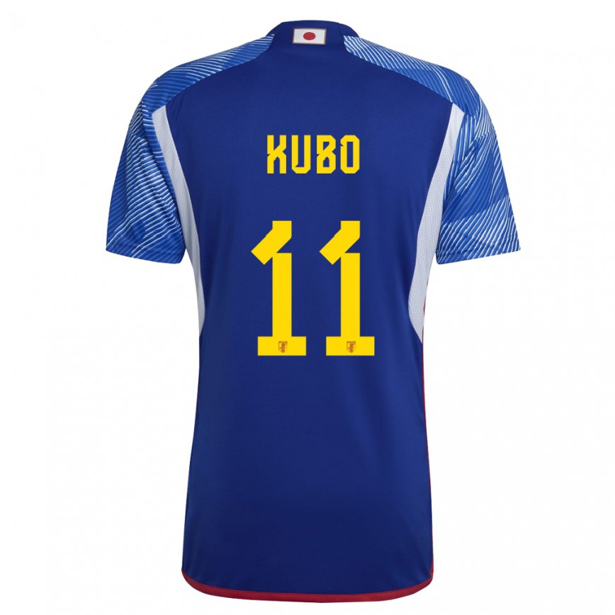 Niño Camiseta Japón Takefusa Kubo #11 Azul Real 1ª Equipación 22-24