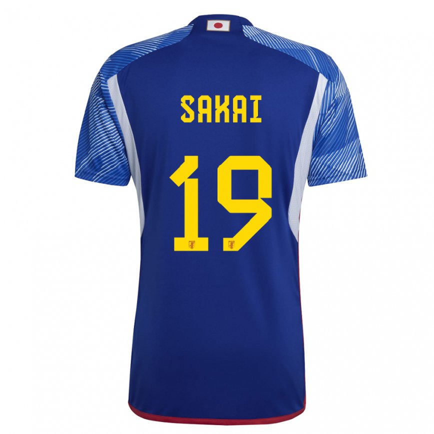 Niño Camiseta Japón Hiroki Sakai #19 Azul Real 1ª Equipación 22-24