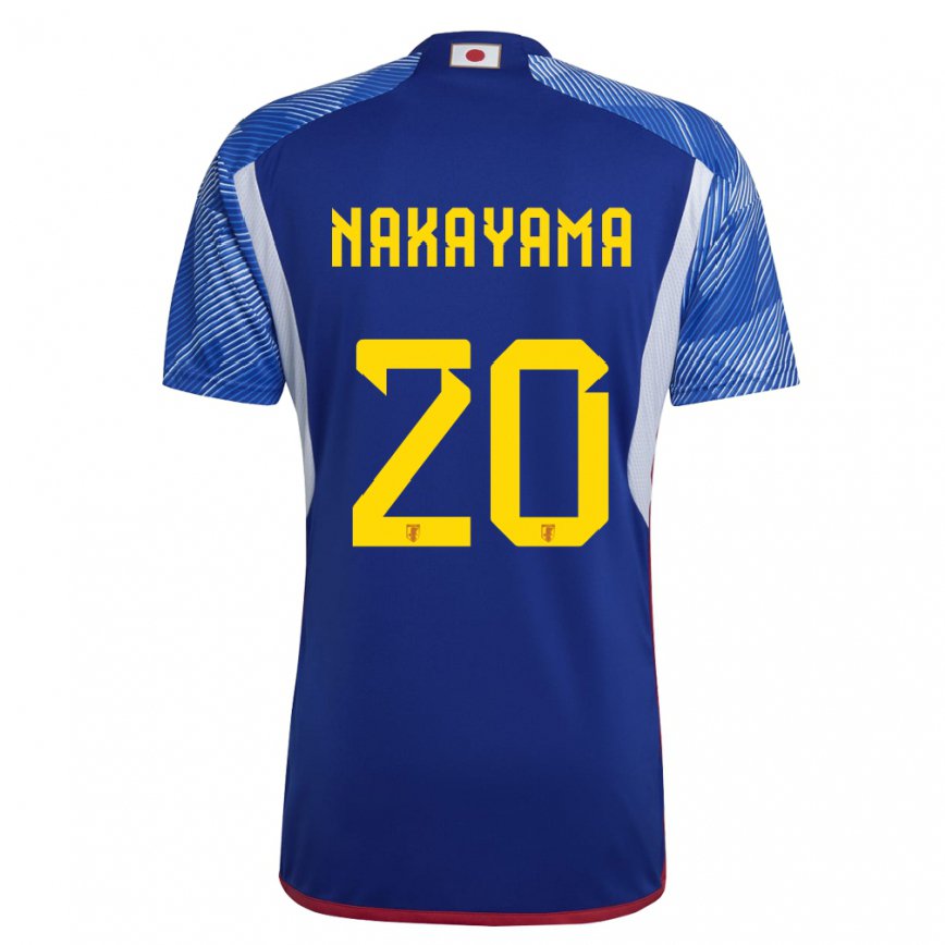 Niño Camiseta Japón Yuta Nakayama #20 Azul Real 1ª Equipación 22-24