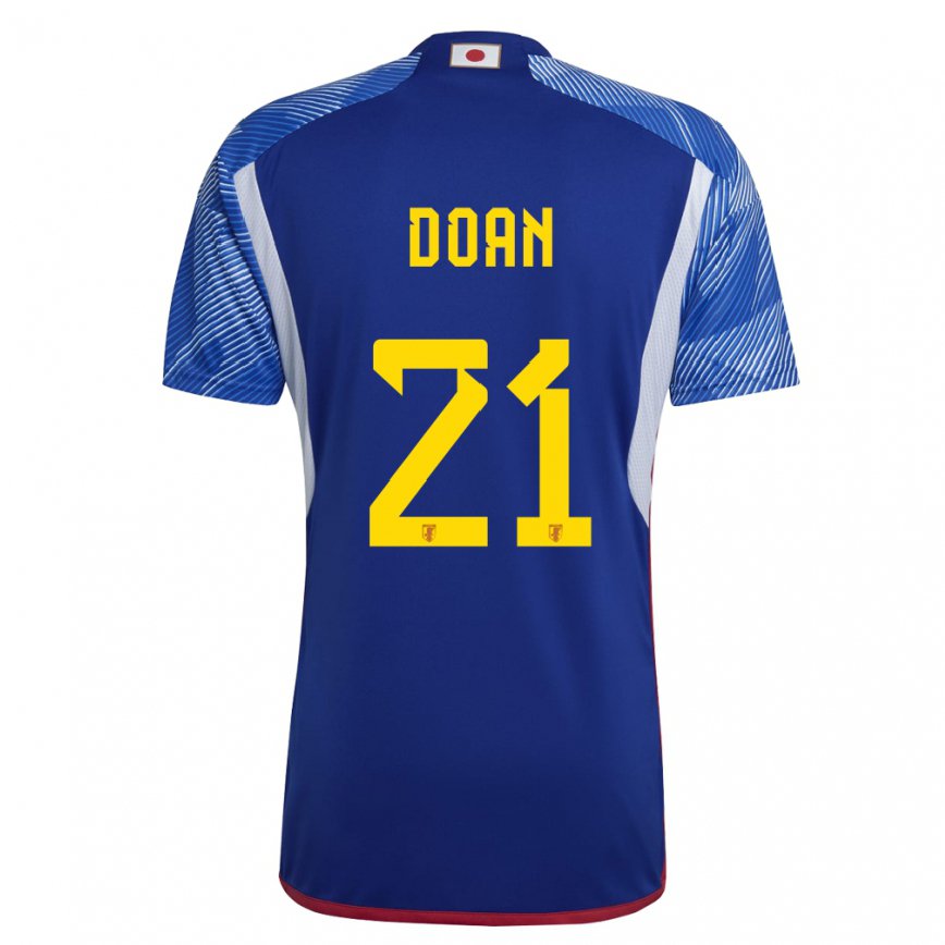 Niño Camiseta Japón Ritsu Doan #21 Azul Real 1ª Equipación 22-24