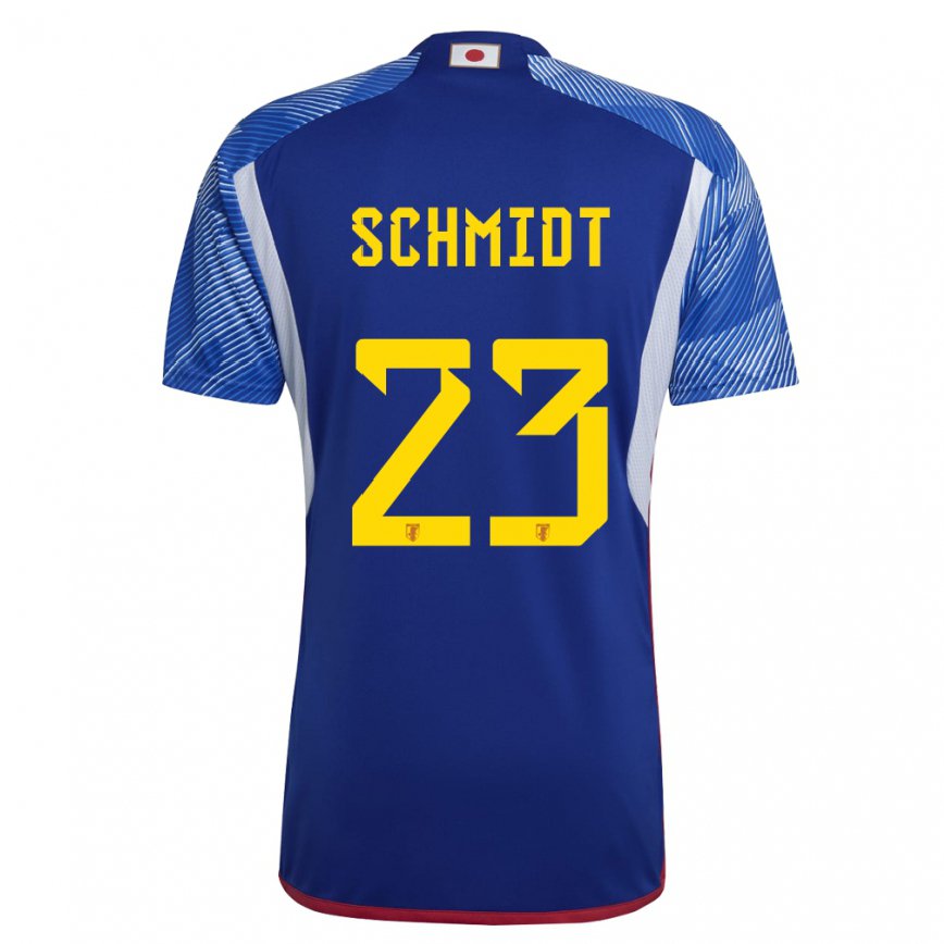 Niño Camiseta Japón Daniel Schmidt #23 Azul Real 1ª Equipación 22-24