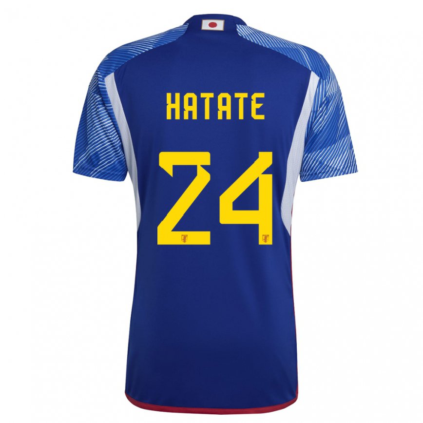 Niño Camiseta Japón Reo Hatate #24 Azul Real 1ª Equipación 22-24