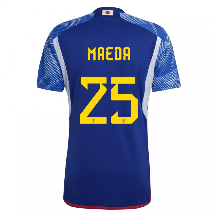 Niño Camiseta Japón Daizen Maeda #25 Azul Real 1ª Equipación 22-24