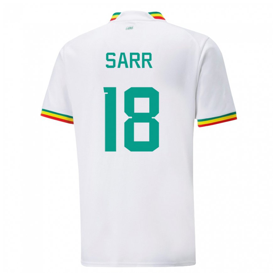 Niño Camiseta Senegal Ismaila Sarr #18 Blanco 1ª Equipación 22-24