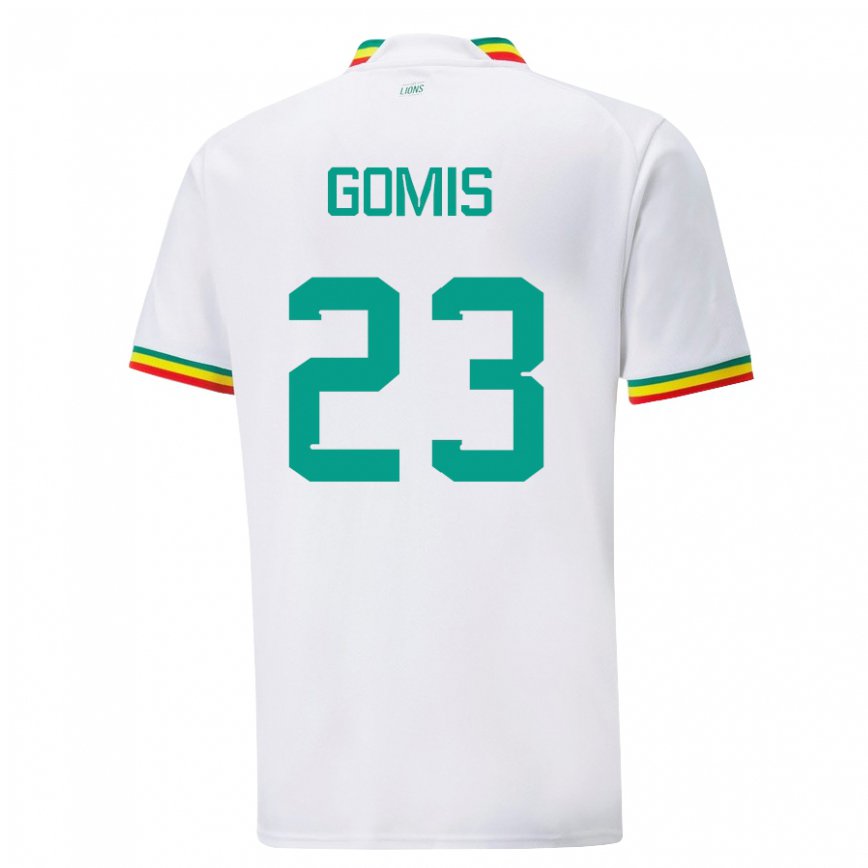 Niño Camiseta Senegal Alfred Gomis #23 Blanco 1ª Equipación 22-24