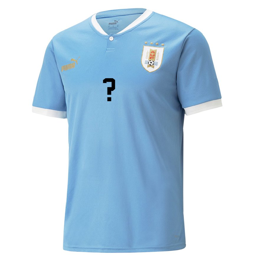 Niño Camiseta Uruguay Su Nombre #0 Azul 1ª Equipación 22-24