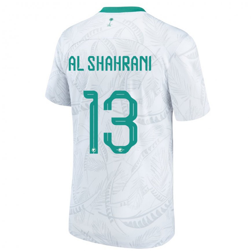 Niño Camiseta Arabia Saudita Yaseer Al Shahrani #13 Blanco 1ª Equipación 22-24