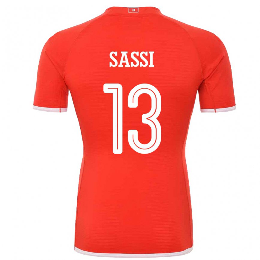 Niño Camiseta Túnez Ferjani Sassi #13 Rojo 1ª Equipación 22-24