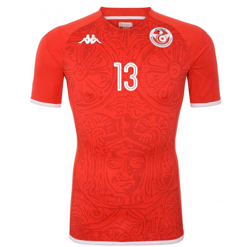 Niño Camiseta Túnez Ferjani Sassi #13 Rojo 1ª Equipación 22-24