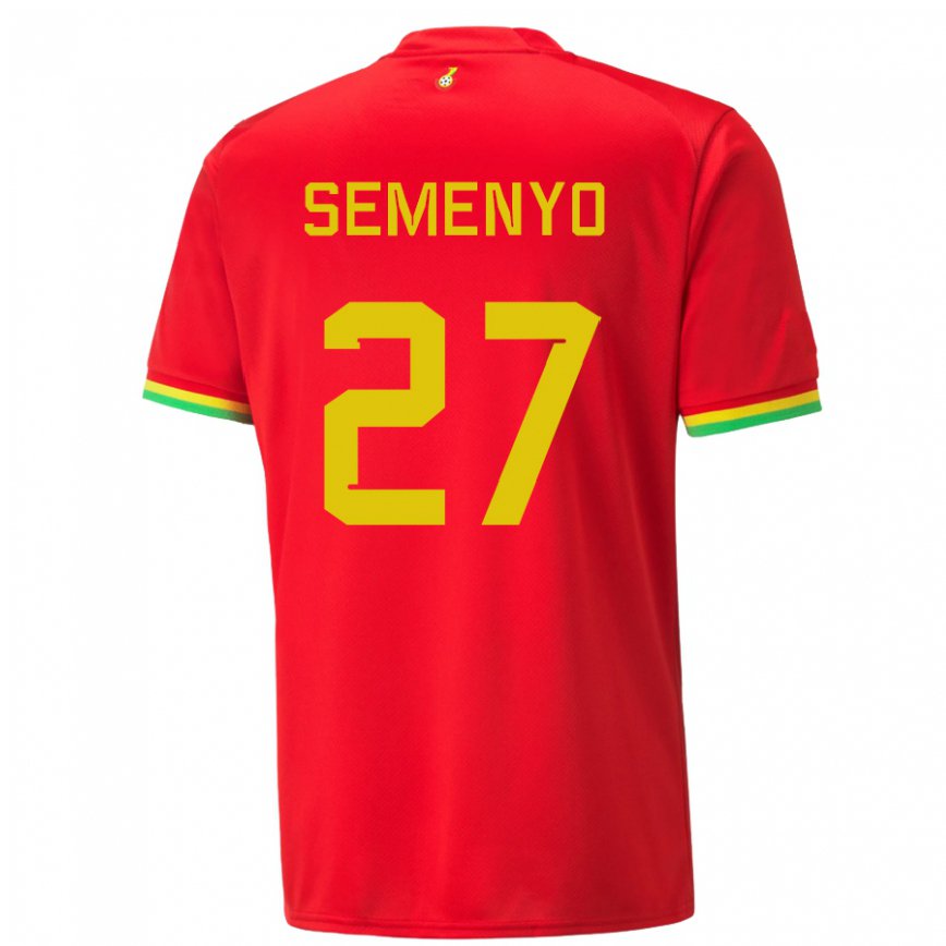 Niño Camiseta Ghana Antoine Semenyo #27 Rojo 2ª Equipación 22-24