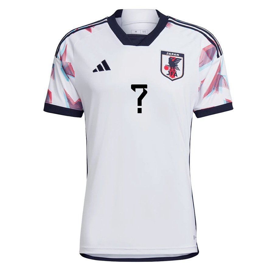 Niño Camiseta Japón Su Nombre #0 Blanco 2ª Equipación 22-24