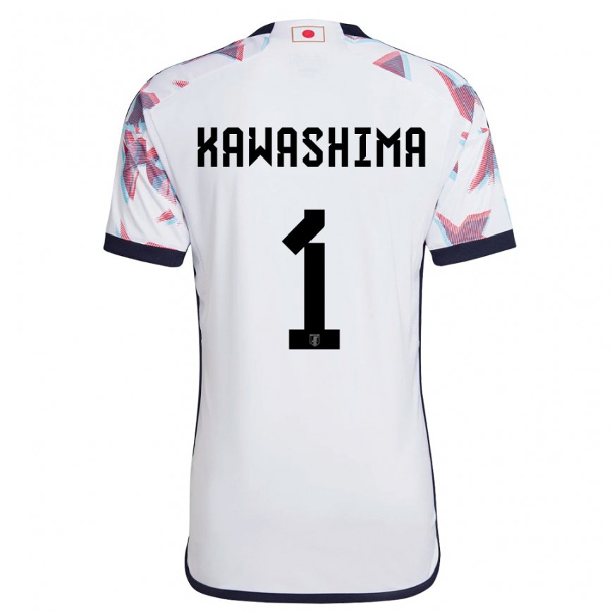 Niño Camiseta Japón Eiji Kawashima #1 Blanco 2ª Equipación 22-24