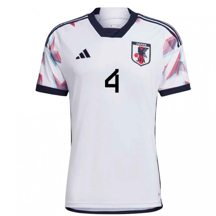 Niño Camiseta Japón Ayumu Seko #4 Blanco 2ª Equipación 22-24