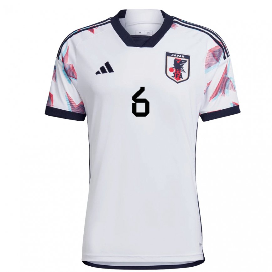 Niño Camiseta Japón Wataru Endo #6 Blanco 2ª Equipación 22-24