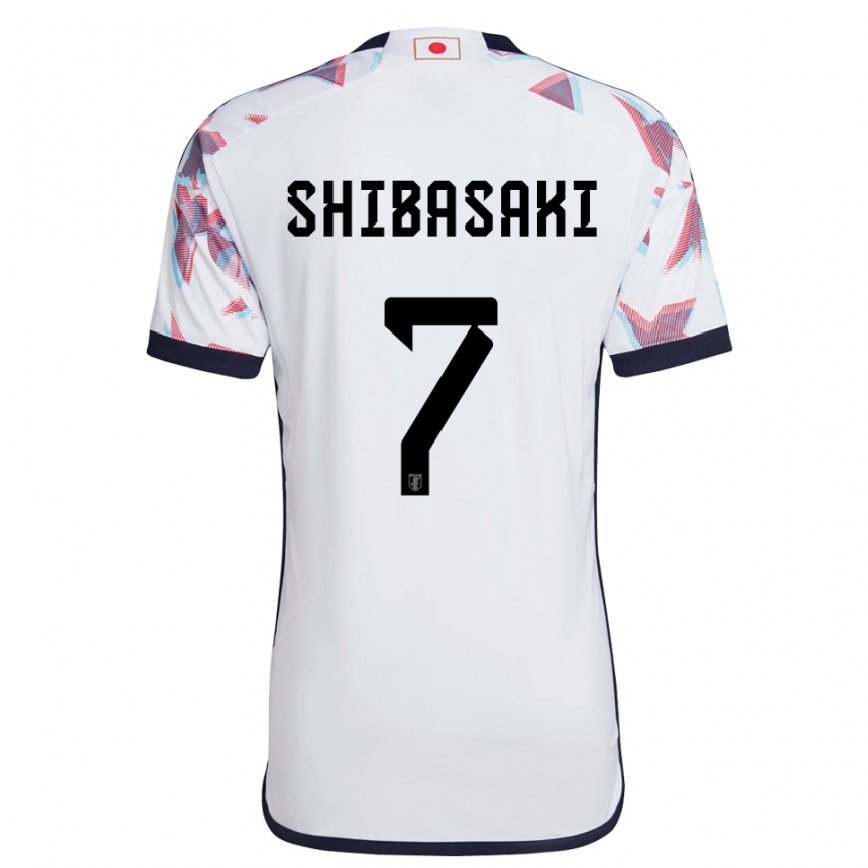 Niño Camiseta Japón Gaku Shibasaki #7 Blanco 2ª Equipación 22-24