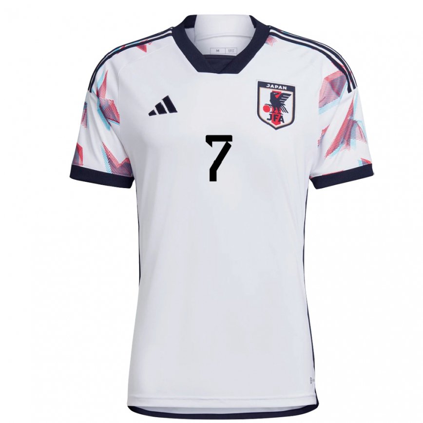 Niño Camiseta Japón Gaku Shibasaki #7 Blanco 2ª Equipación 22-24