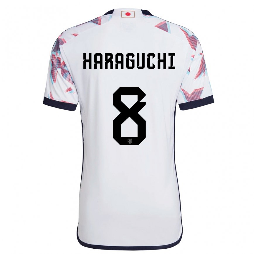 Niño Camiseta Japón Genki Haraguchi #8 Blanco 2ª Equipación 22-24