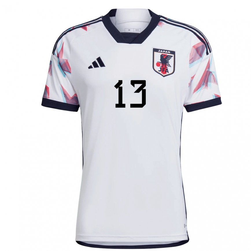 Niño Camiseta Japón Hidemasa Morita #13 Blanco 2ª Equipación 22-24