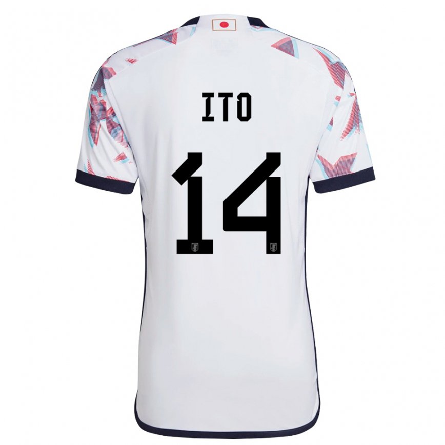 Niño Camiseta Japón Junya Ito #14 Blanco 2ª Equipación 22-24