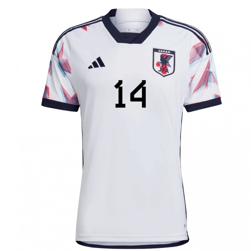 Niño Camiseta Japón Junya Ito #14 Blanco 2ª Equipación 22-24