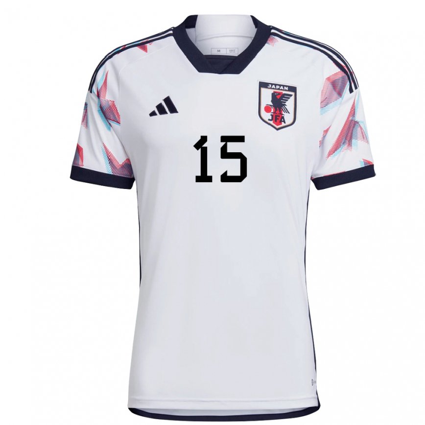 Niño Camiseta Japón Daichi Kamada #15 Blanco 2ª Equipación 22-24