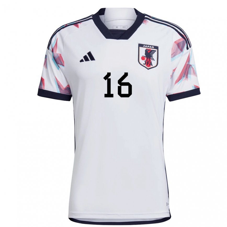 Niño Camiseta Japón Takehiro Tomiyasu #16 Blanco 2ª Equipación 22-24