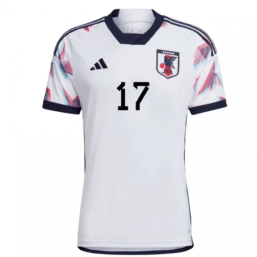 Niño Camiseta Japón Ao Tanaka #17 Blanco 2ª Equipación 22-24