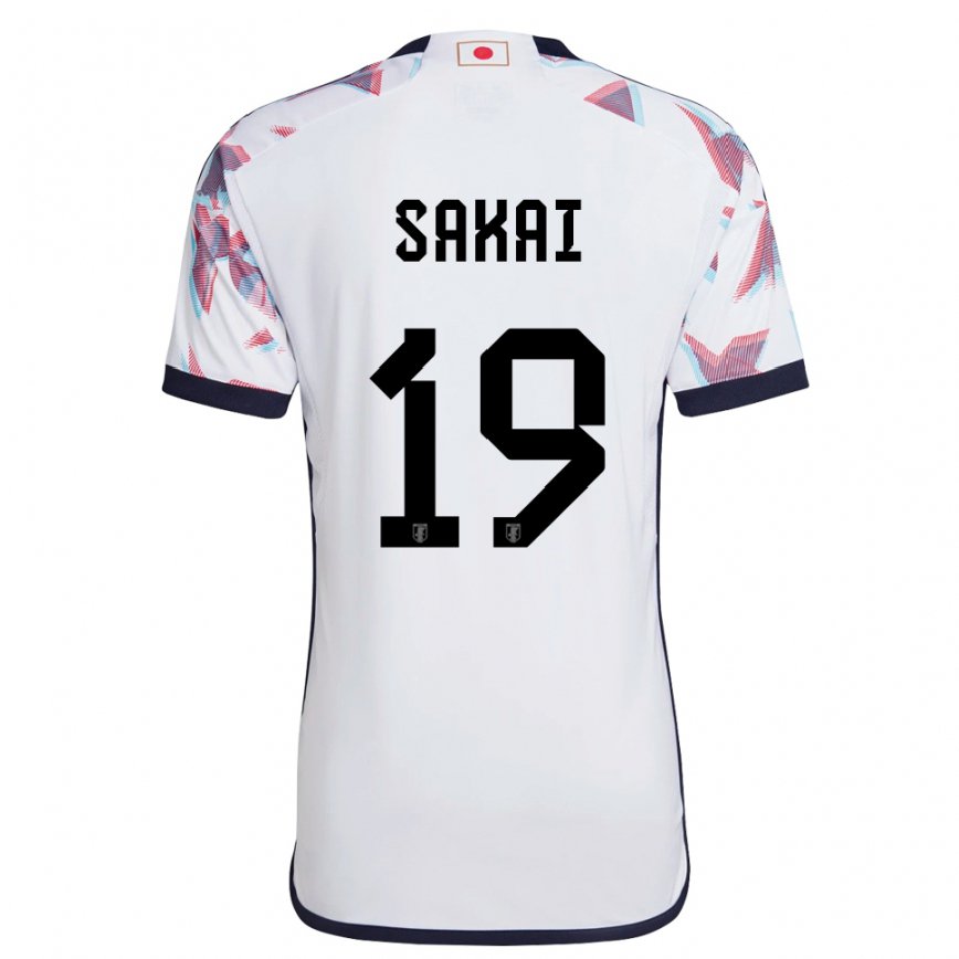 Niño Camiseta Japón Hiroki Sakai #19 Blanco 2ª Equipación 22-24