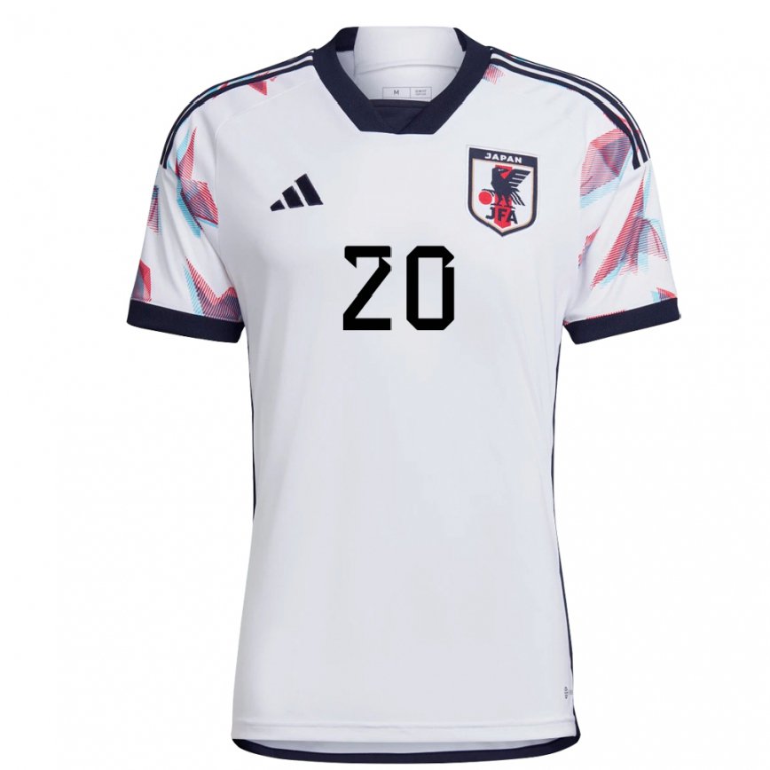 Niño Camiseta Japón Yuta Nakayama #20 Blanco 2ª Equipación 22-24