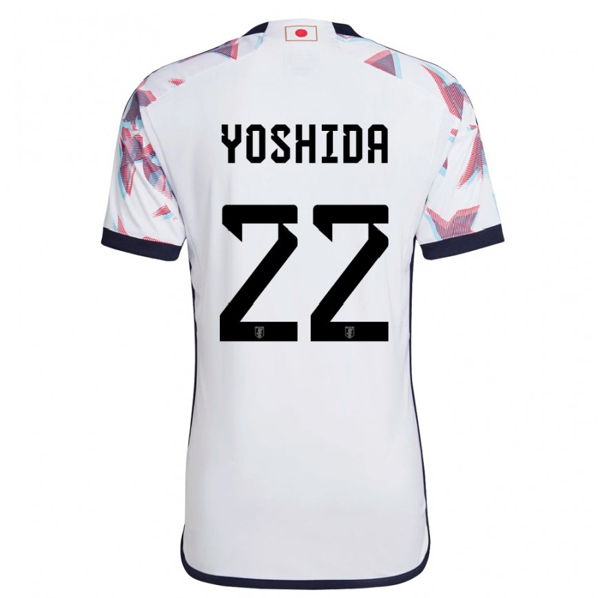 Niño Camiseta Japón Maya Yoshida #22 Blanco 2ª Equipación 22-24