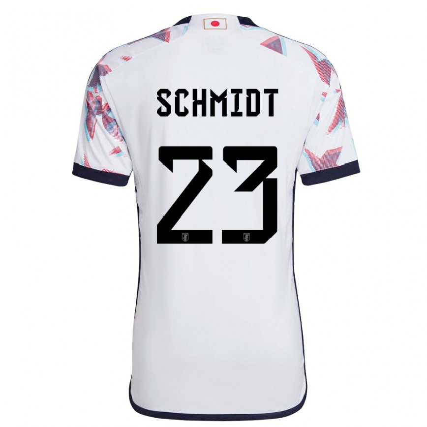 Niño Camiseta Japón Daniel Schmidt #23 Blanco 2ª Equipación 22-24