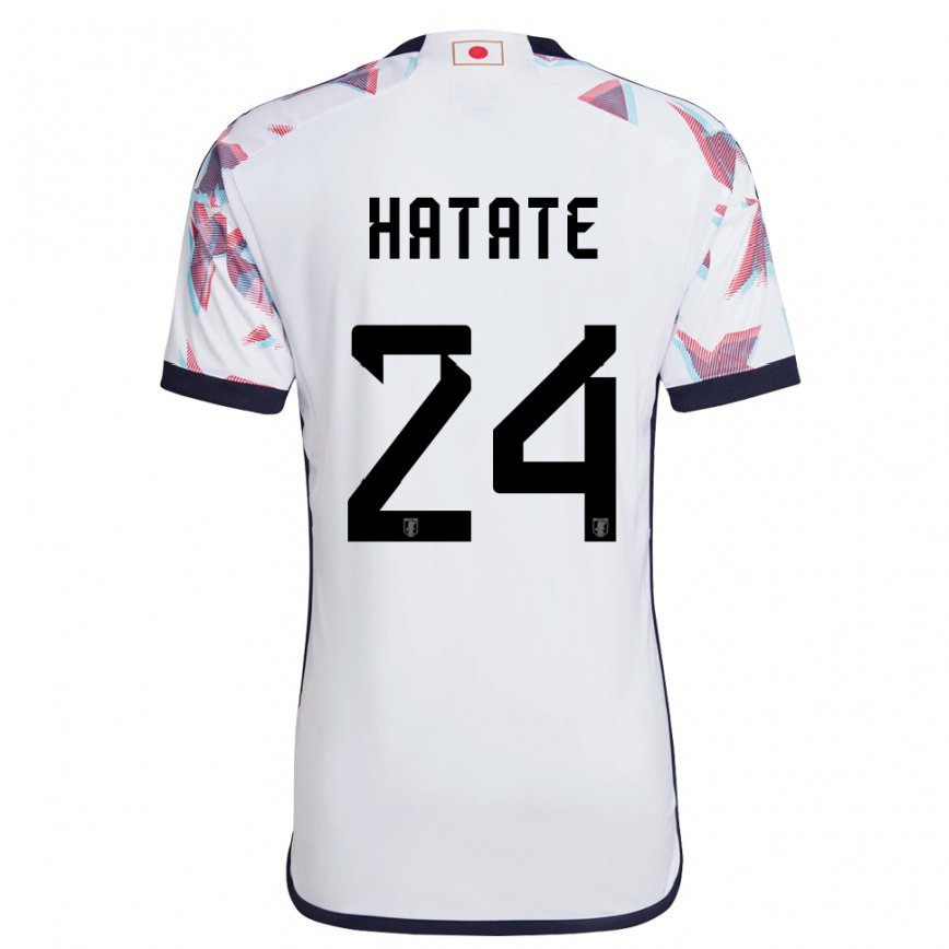 Niño Camiseta Japón Reo Hatate #24 Blanco 2ª Equipación 22-24